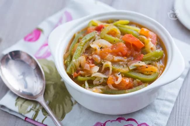 Bandiera umbra di verdure estive