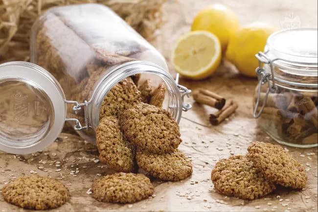 Biscotti d'avena croccanti e profumati