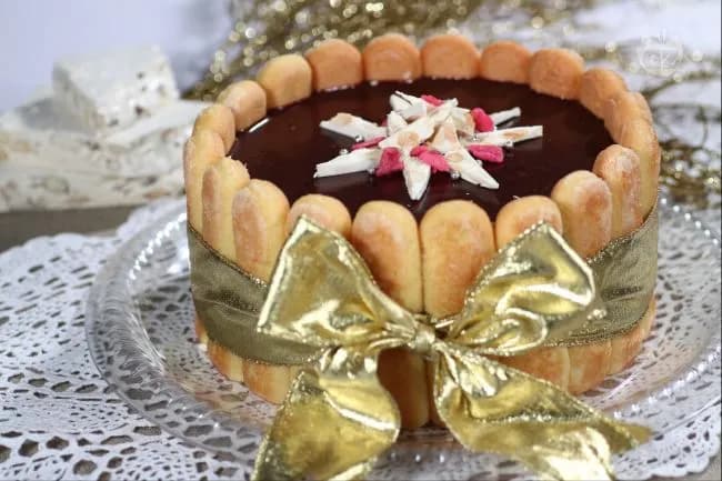 Charlotte semifreddo al torrone