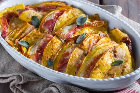 Crespelle al prosciutto e formaggio