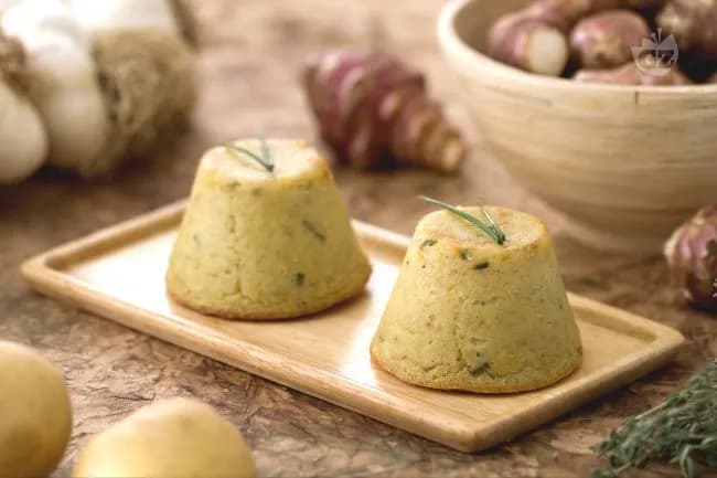 Flan di topinambur delicato