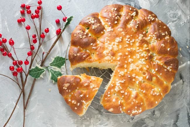 Focaccia della befana lievitata