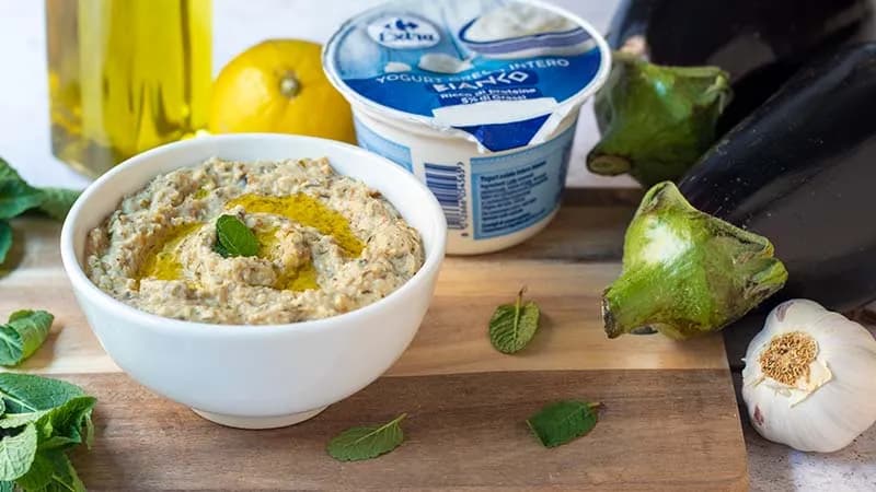 Melitzanosalata salsa di melanzane greca