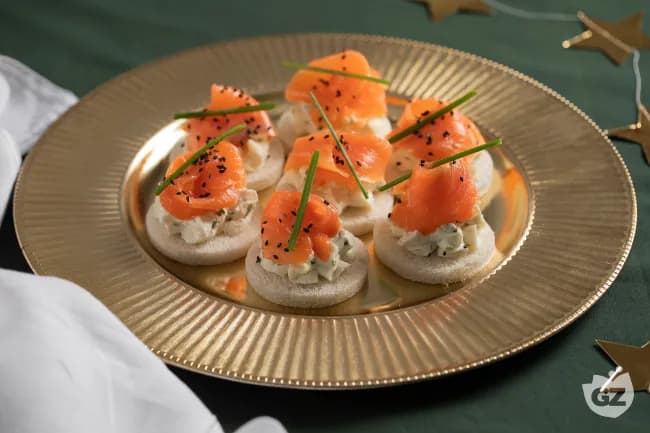 Tartine al salmone affumicato