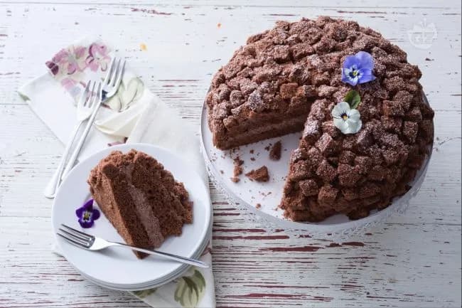 Torta mimosa al cioccolato