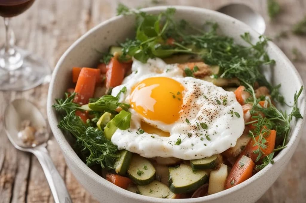 Acquacotta maremmana con uovo