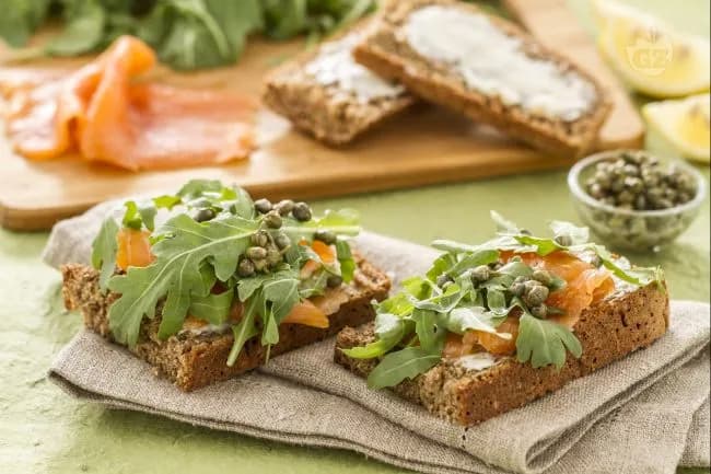 Bruschette irlandesi con salmone