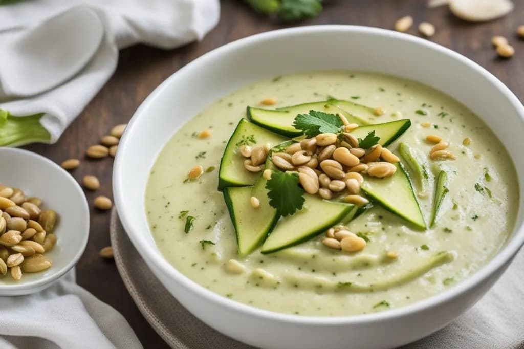 Crema di sedano e zucchine