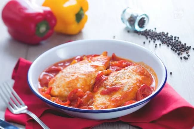 Petto di Pollo ai Peperoni