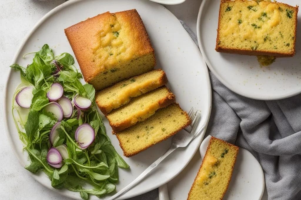 Plumcake salato di polenta e zucchine