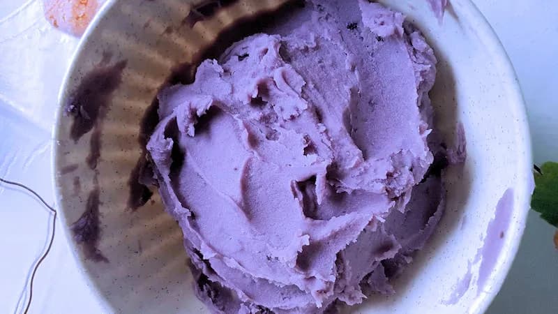 Purè di patate viola cremoso