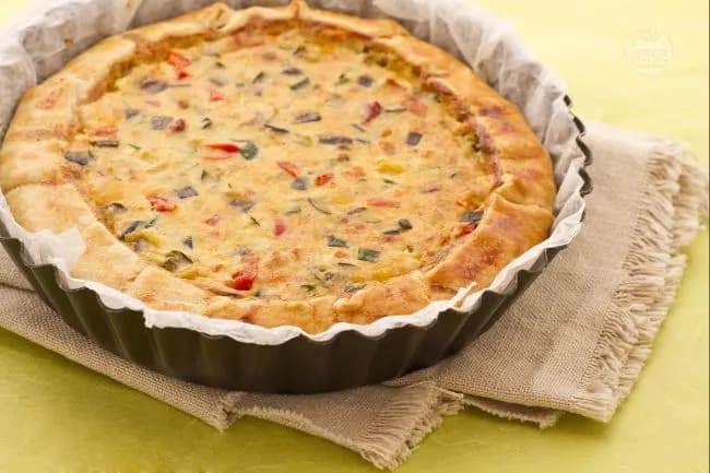Quiche con Verdure e Pancetta