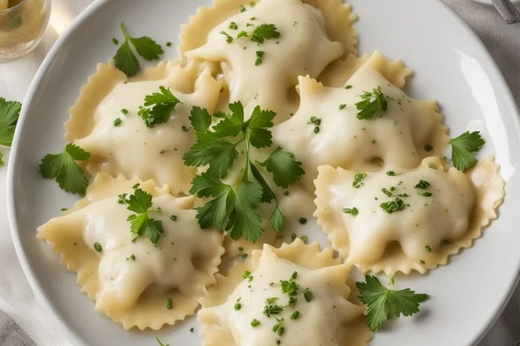 Ravioli di merluzzo con ricotta