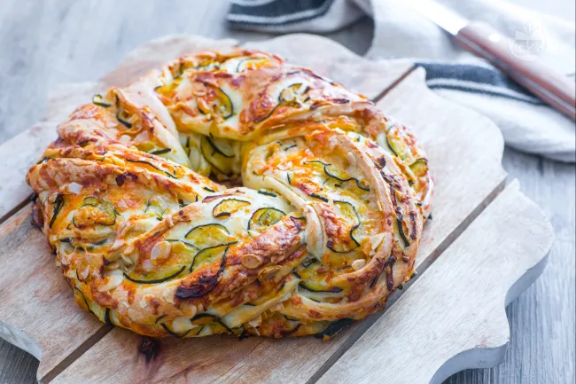 Angelica alle zucchine intrecciata