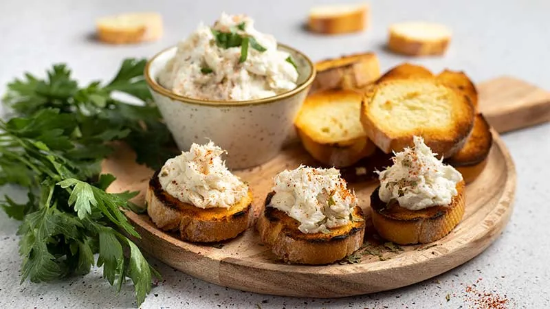 Baccalà mantecato per crostini
