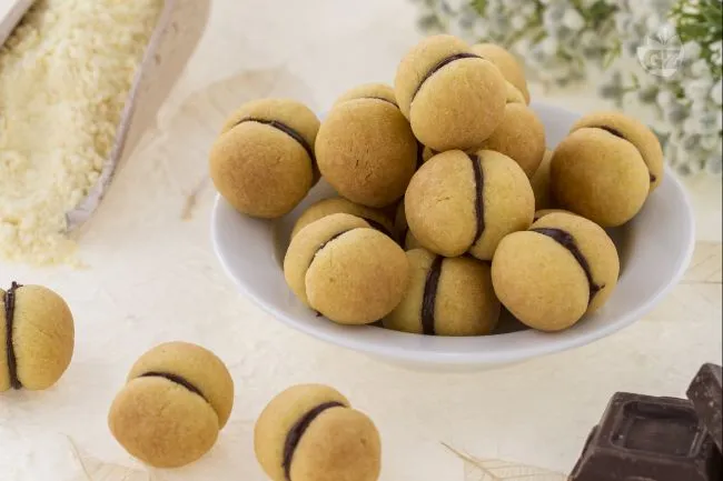 Baci di dama con farina di mais