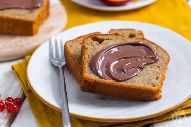 Banana bread alla nutella