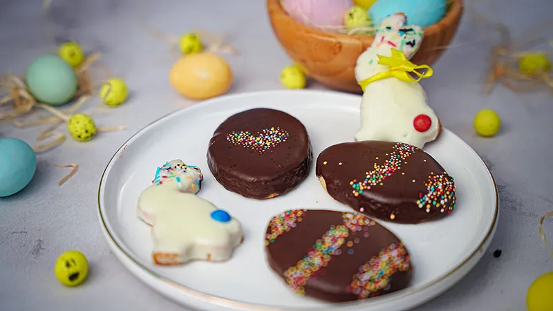 Biscotti di pasqua glassati