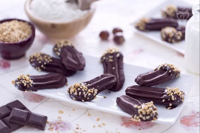 Biscotti viennesi al doppio cioccolato