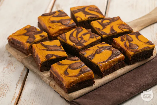 Brownies zucca e cioccolato