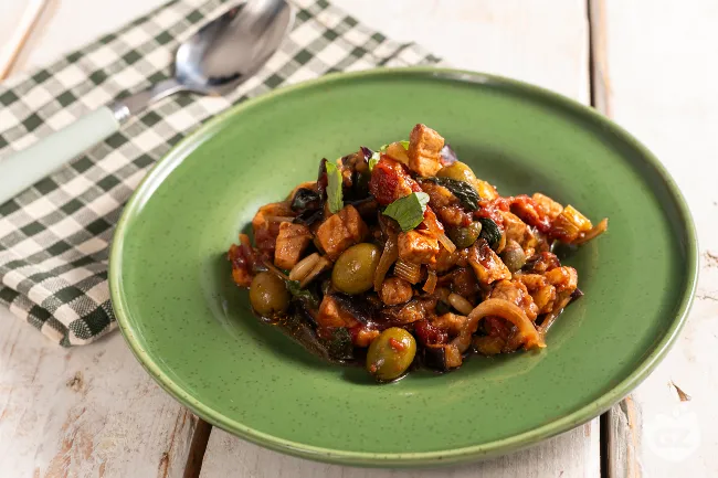Caponata di pesce spada