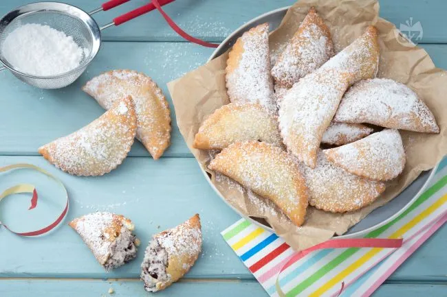 Cassatelle di carnevale fritte