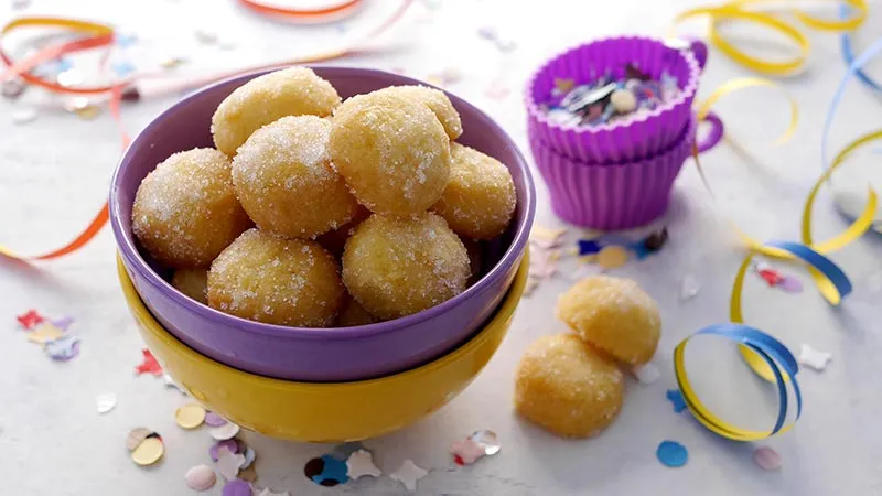 Castagnole al forno morbide