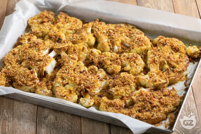 Cavolfiore gratinato con spezie