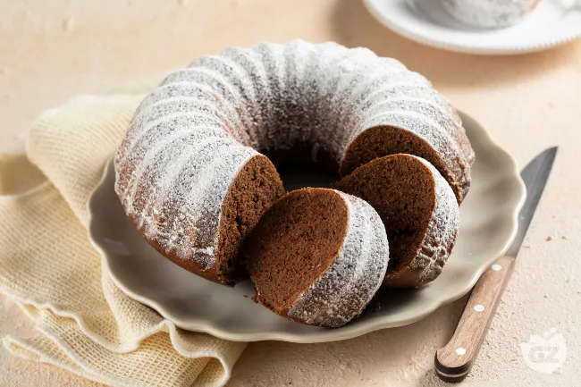 Ciambella al cacao soffice senza