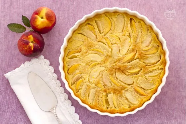 Clafoutis alle pesche