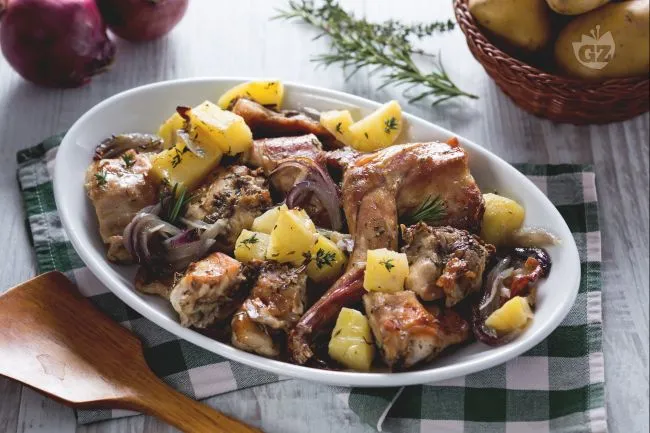 Coniglio al forno