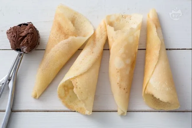 Cono gelato fatto in casa