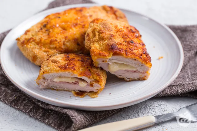 Cordon bleu di pollo con friggitrice