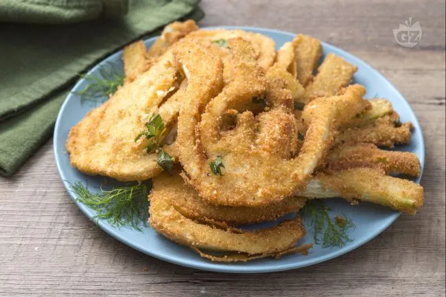Cotolette di finocchi fritte