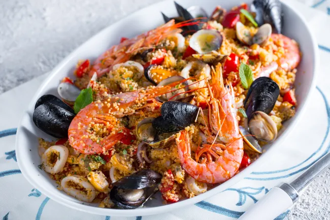 Couscous ai frutti di mare