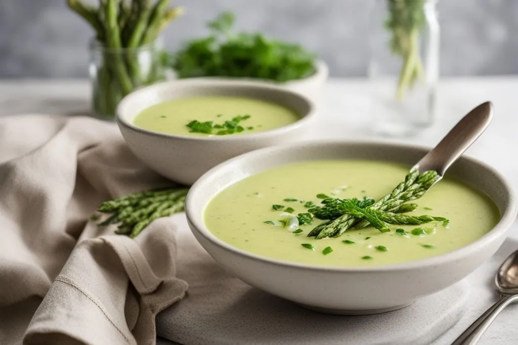 Crema di asparagi vegan delicata