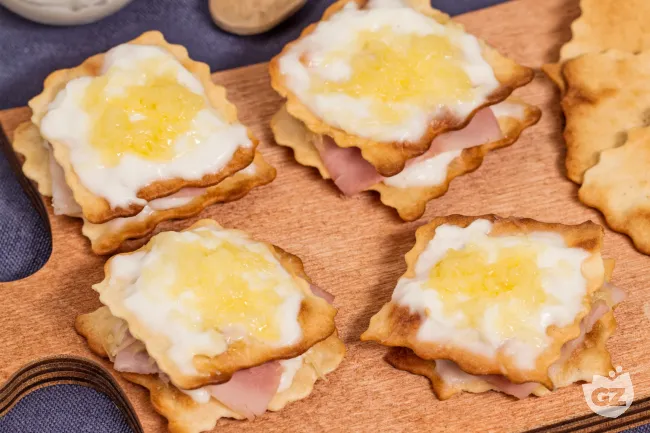 Croque monsieur finger food con sfoglia