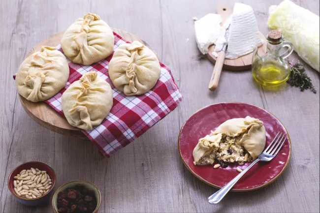 Fagottini alla ricotta e scarola