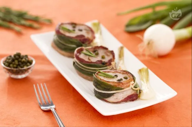 Filetto di maiale con cipollotti