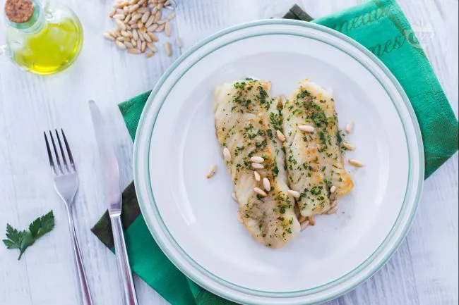 Filetto di merluzzo in padella