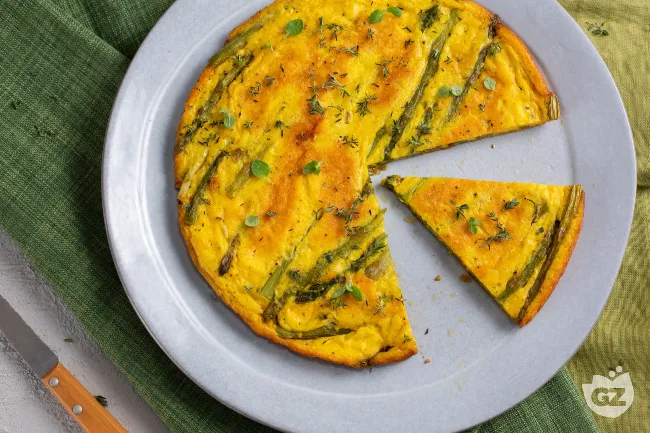 Frittata primaverile agli asparagi