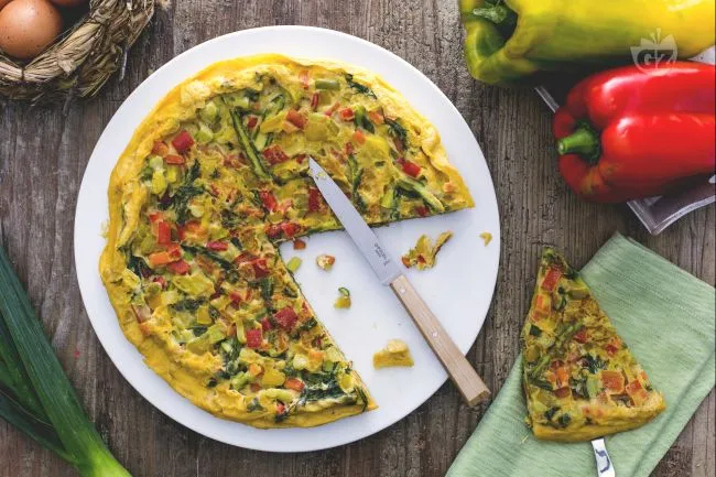 Frittata primavera con verdure