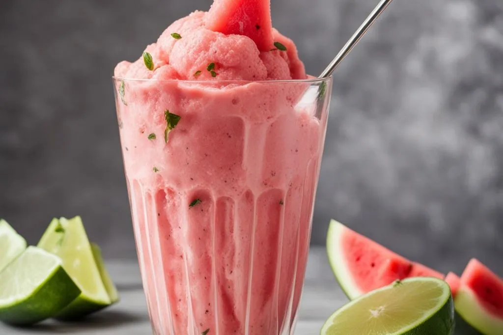 Gelato all'anguria fresco e veloce