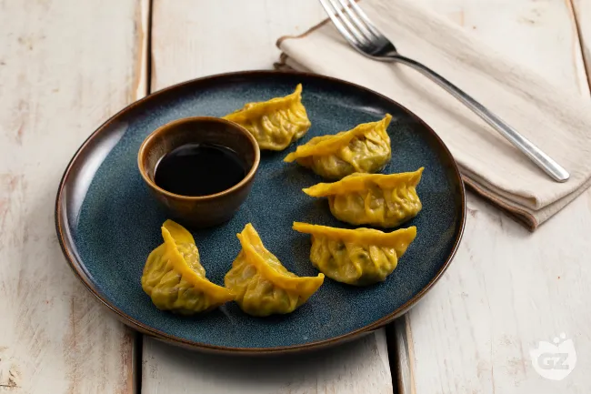 Gyoza allo zafferano