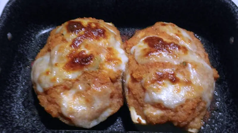 Melanzane ripiene di tacchino