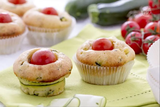 Muffin Salati con Ricotta e Zucchine