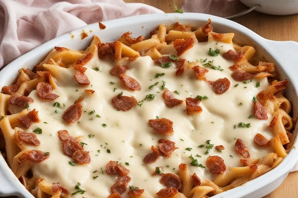 Pasta al forno con chorizo