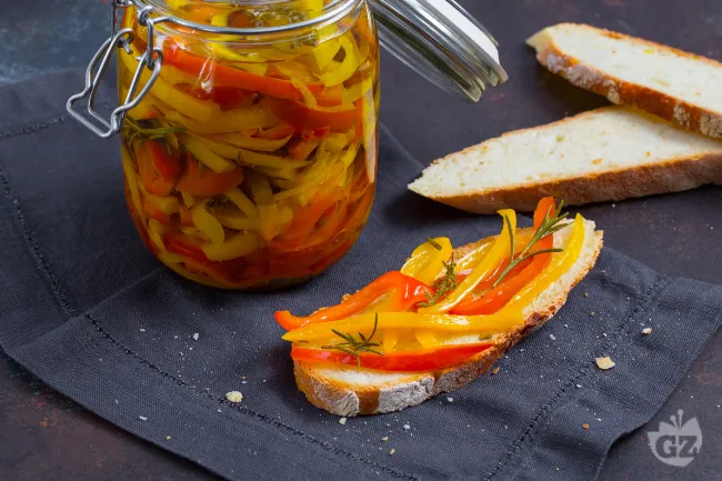 Peperoni sott'olio fatti in casa