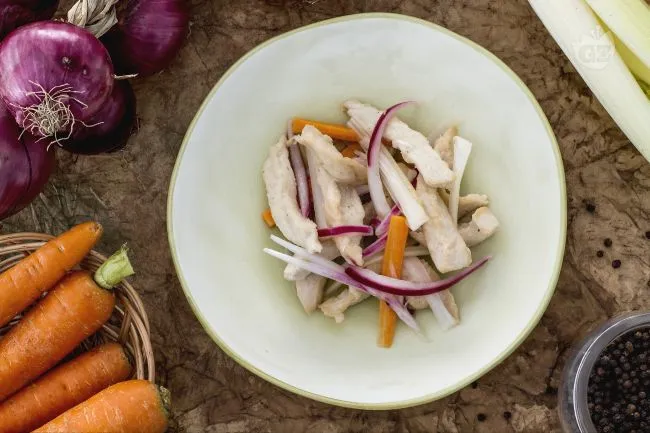 Pollo in carpione tradizionale