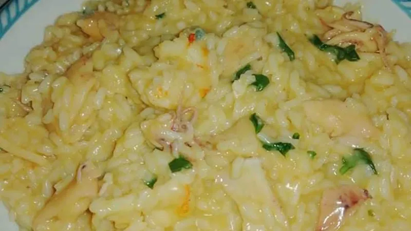 Risotto alla pescatora per una persona